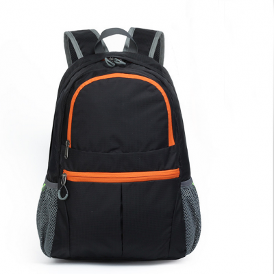 RXZDBB004   Manufacturing Folding Backpack Designing Mountaineering Folding Backpack Style Waterproof Backpack Custom Travel Folding Backpack Style Folding Backpack Center side view